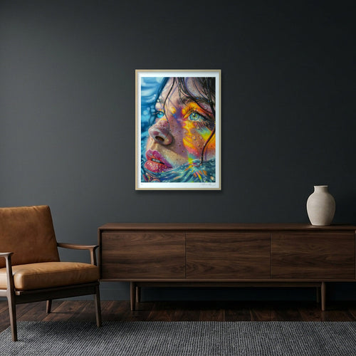 Suncatcher — 59×84cm, 23×33" Oak Frame