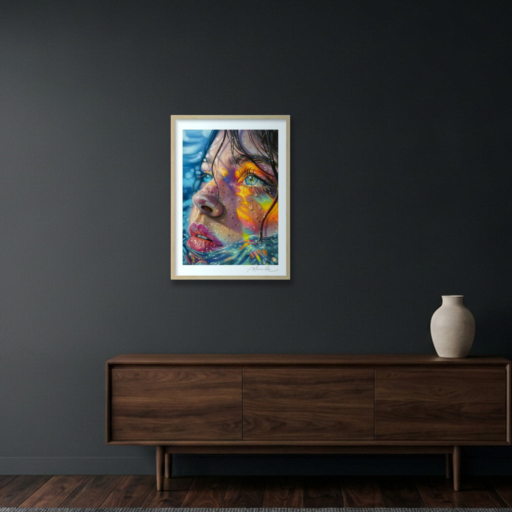 Suncatcher — 42×59cm, 17×23" Oak Frame