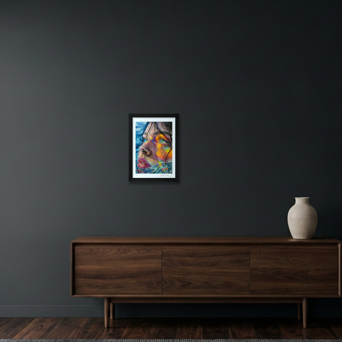 Suncatcher — A4 (21×30cm, 8×12") Black Frame