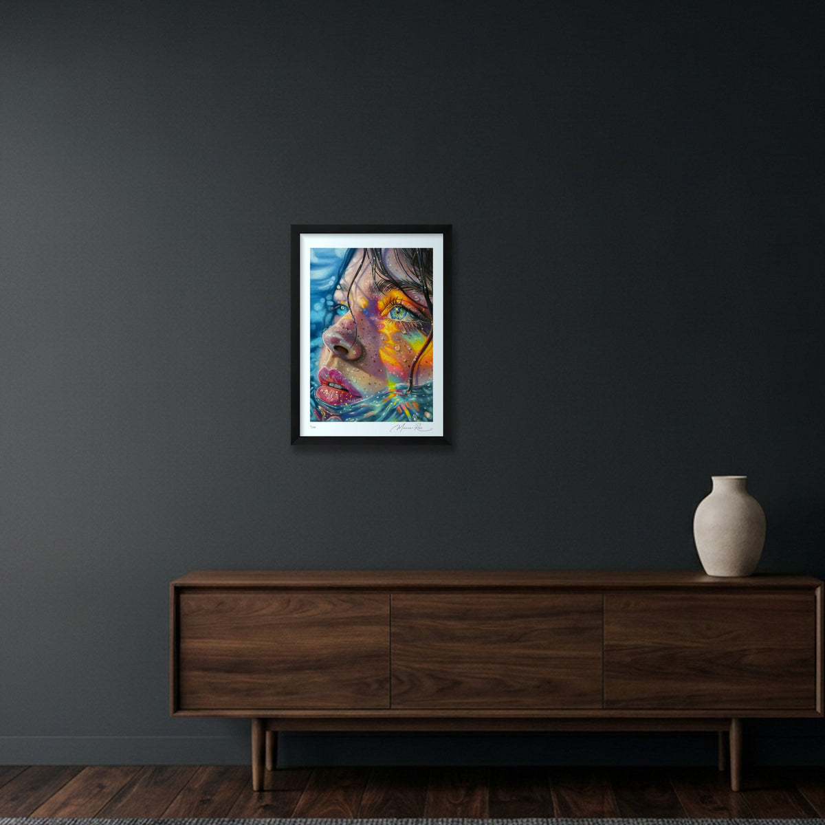 Suncatcher — A3 (30×42cm, 12×17") Black Frame