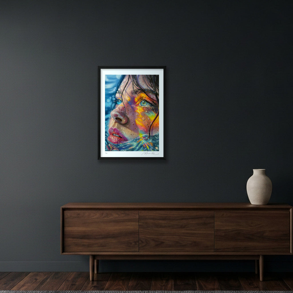 Suncatcher — 42×59cm, 17×23" Black Frame